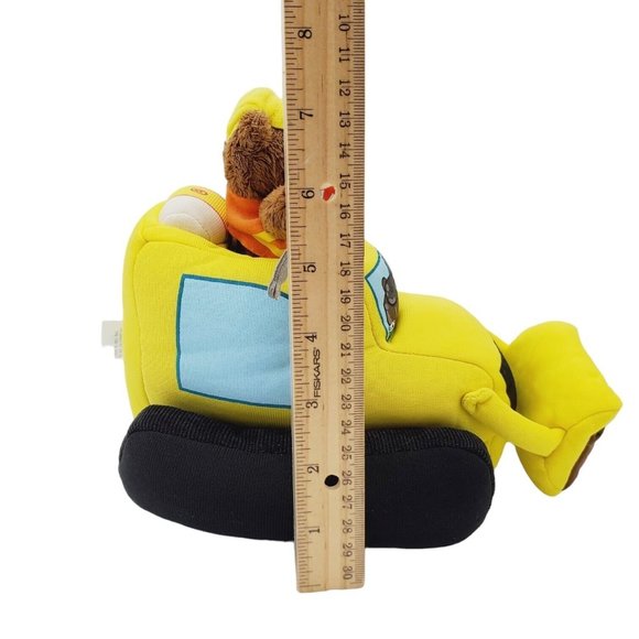 Baby GUND Lights Sound Bulldozer Teddy Bear Plush Construction‎ 9 Inches Yellow - Picture 5 of 6